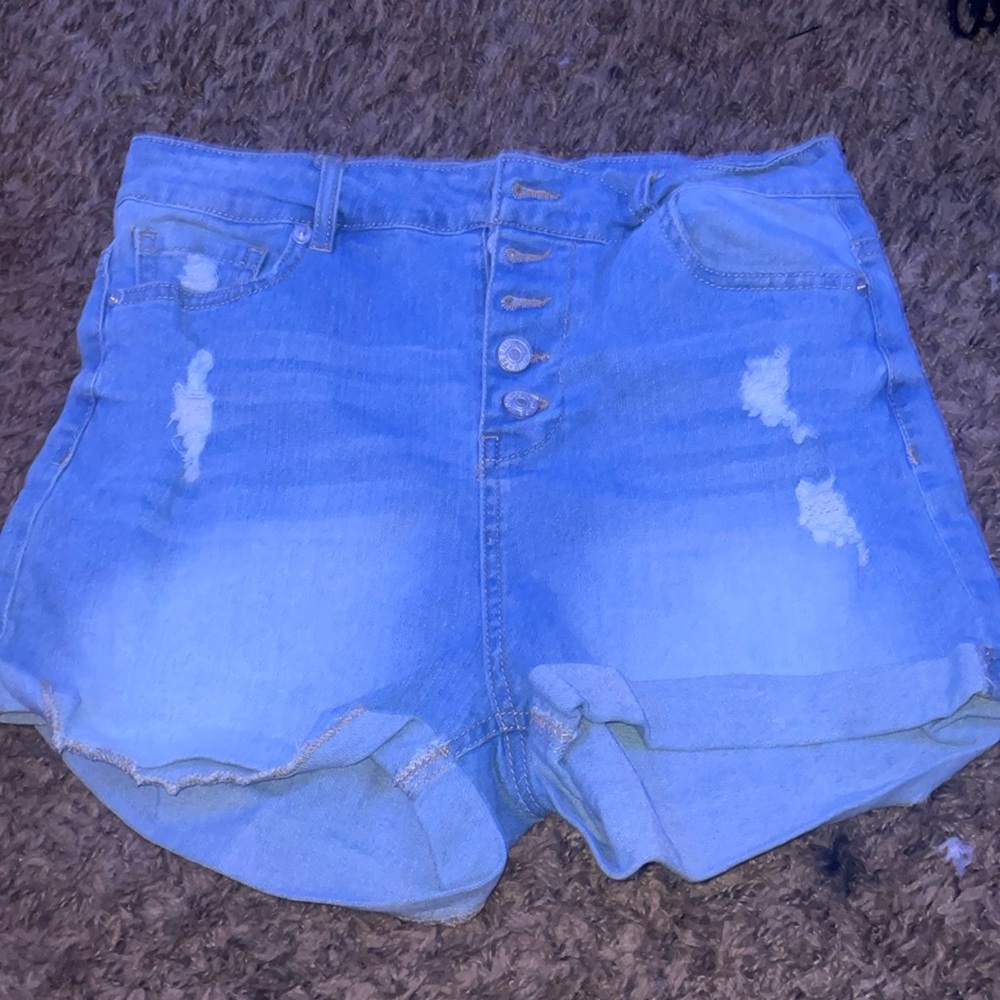 Light blue  Jean shorts